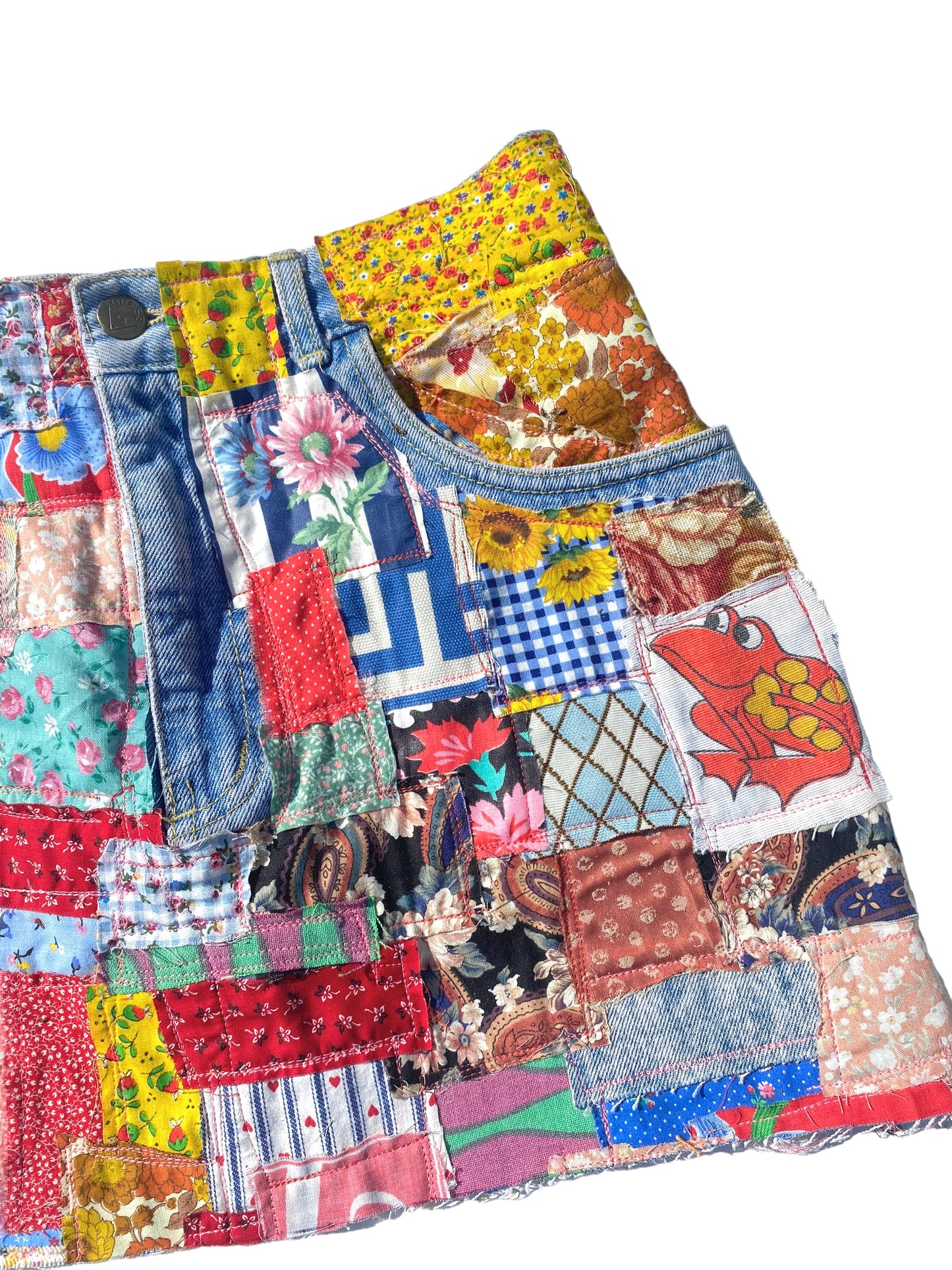 guess denim patched skirt 02
