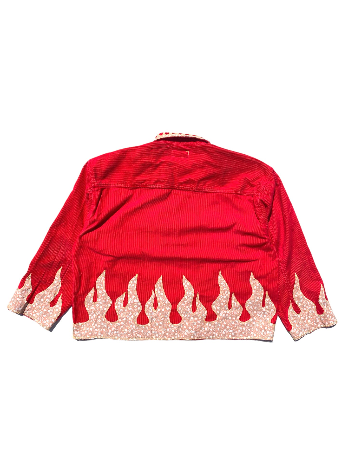 Marlboro corduroy short flame jacket