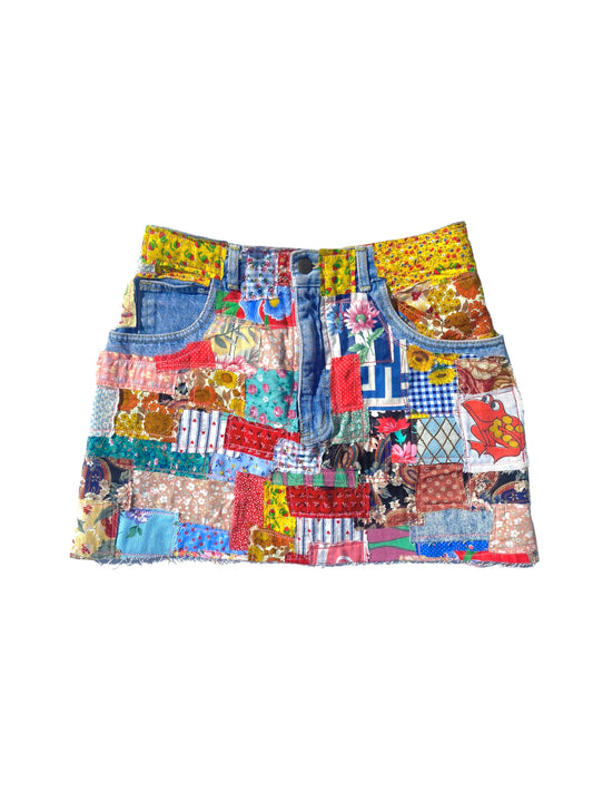 guess denim patched skirt 02