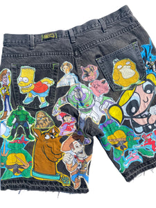 cartoon jean shorts 01
