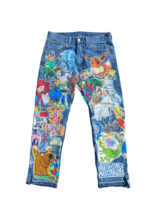 cartoon jeans 02