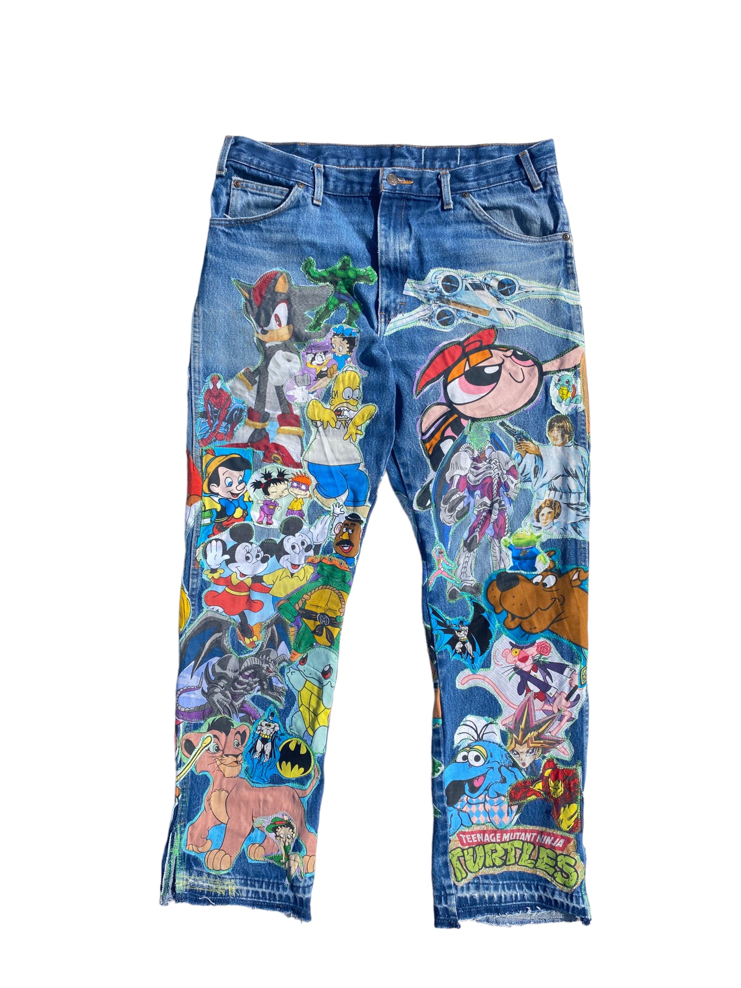 cartoon jeans