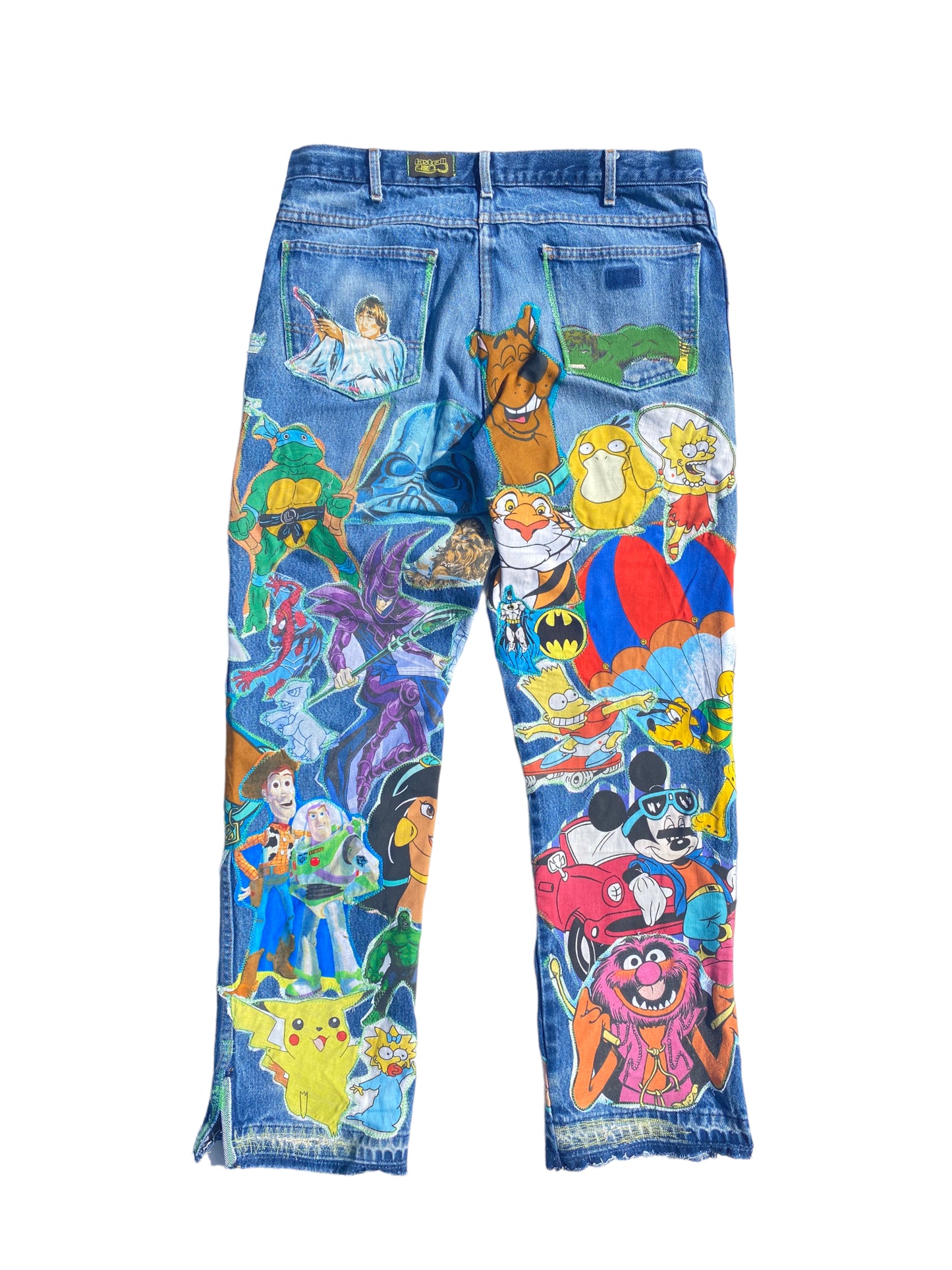 cartoon jeans