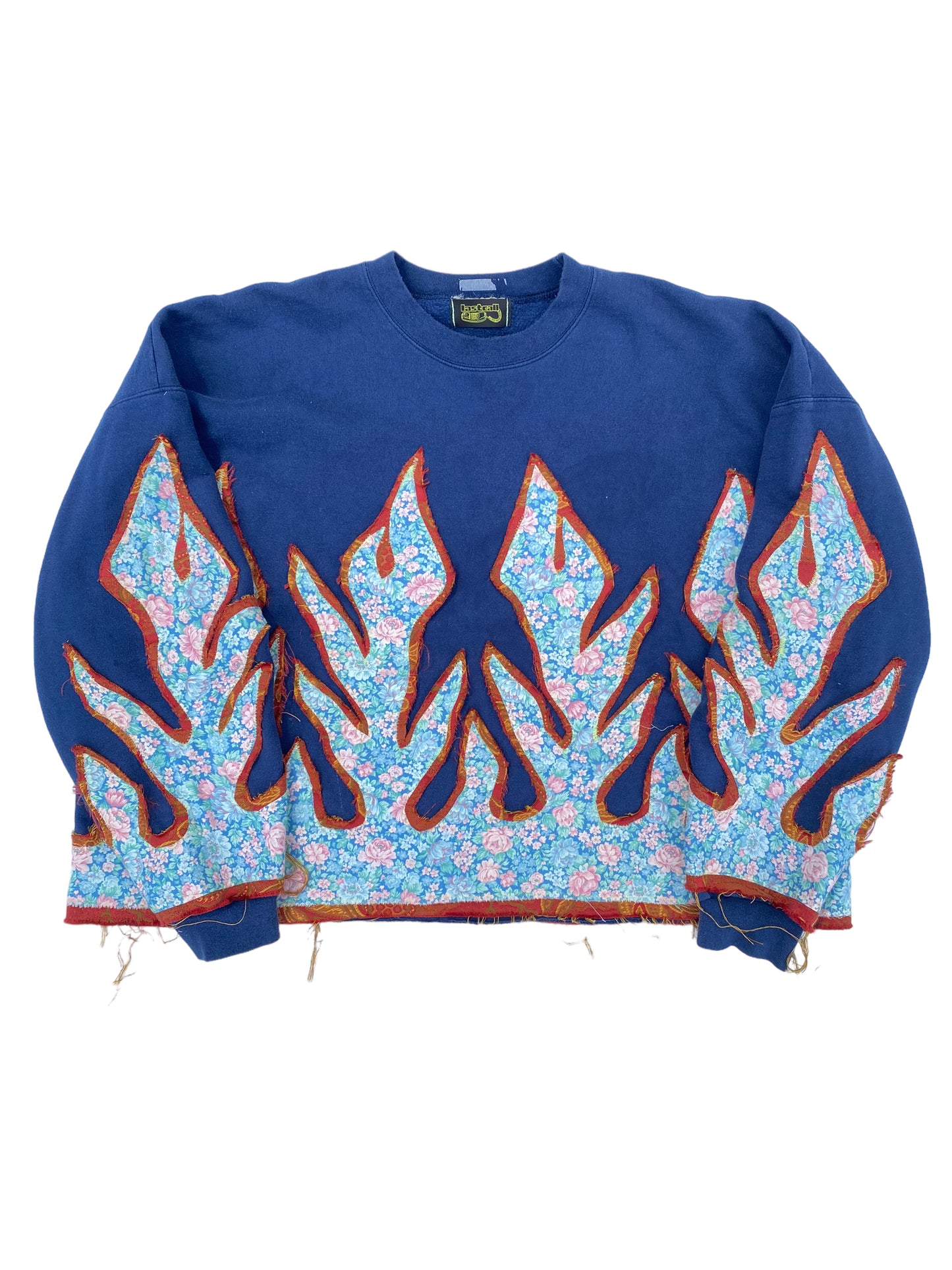 double layer flame sweater