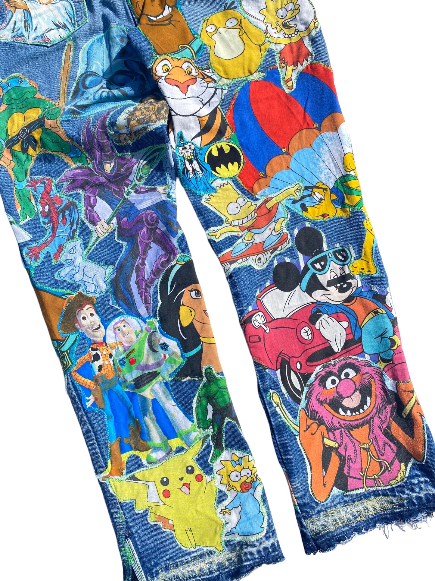 cartoon jeans