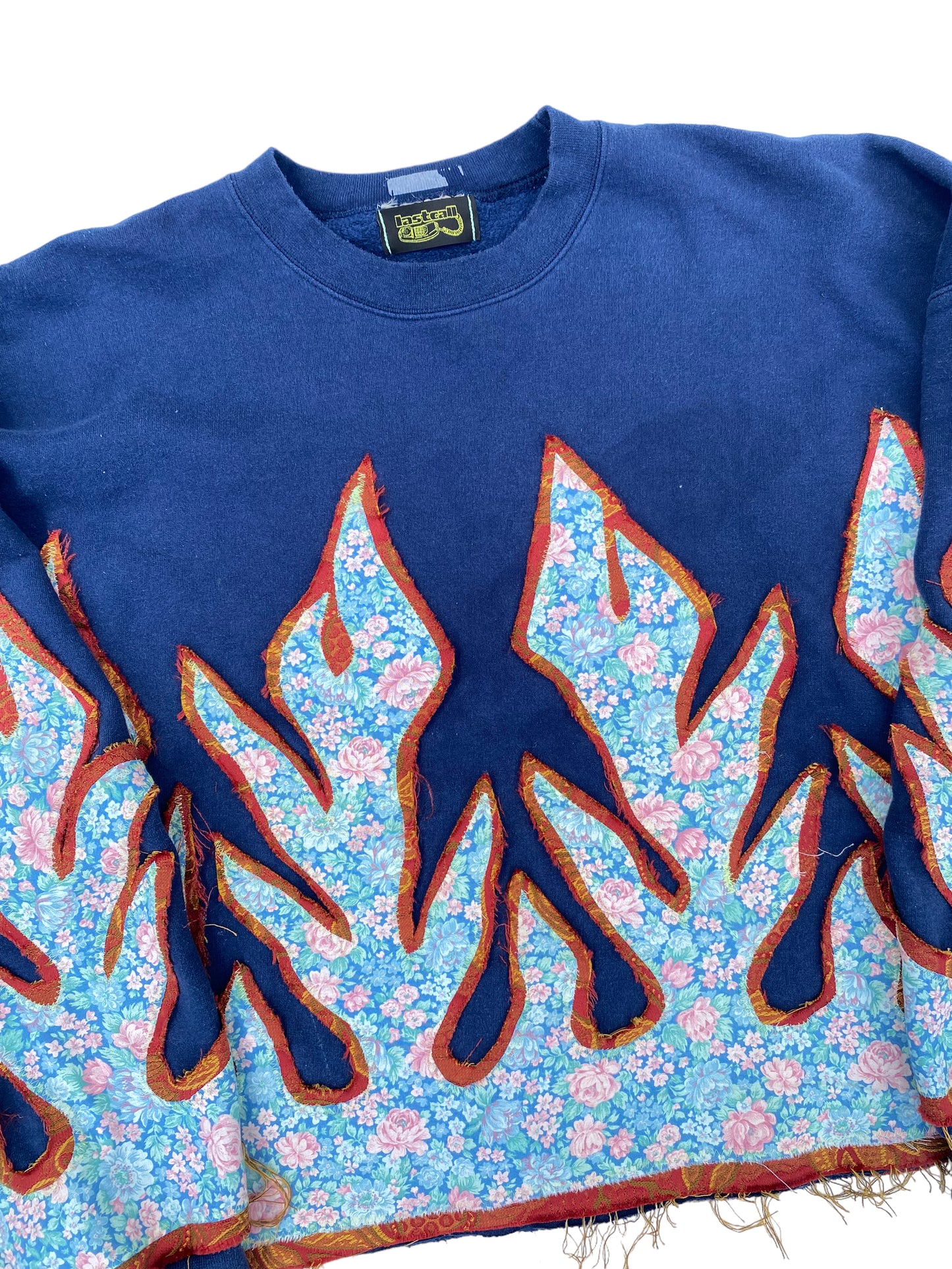 double layer flame sweater