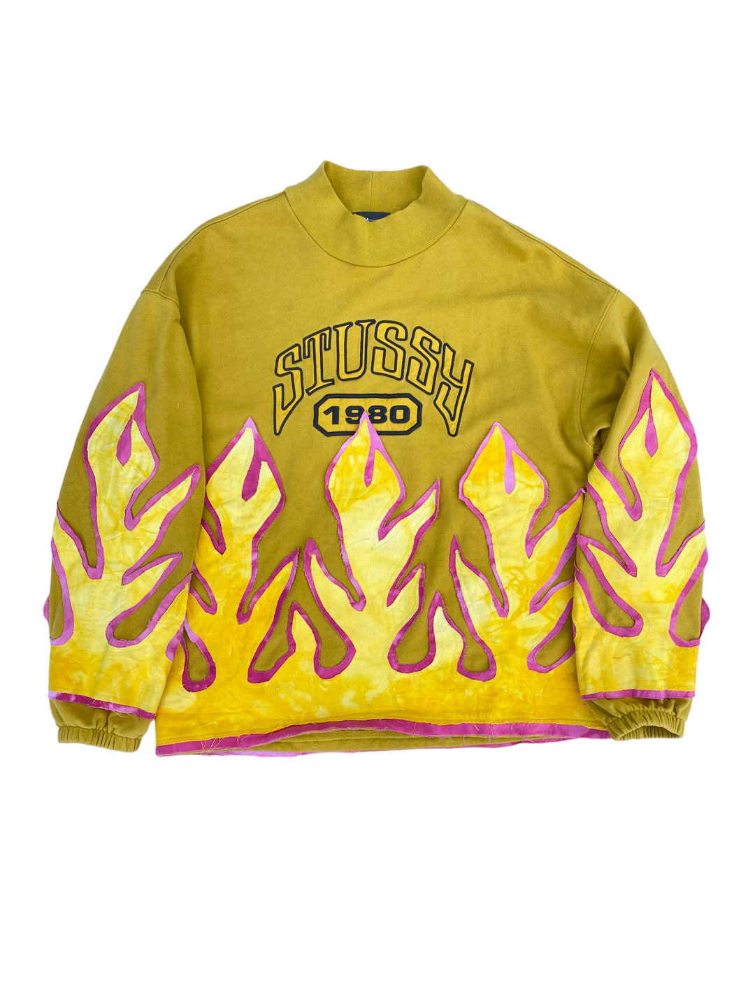 stussy flame sweater