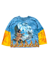 Load image into Gallery viewer, altered the mountain native American flame longsleeve tee
