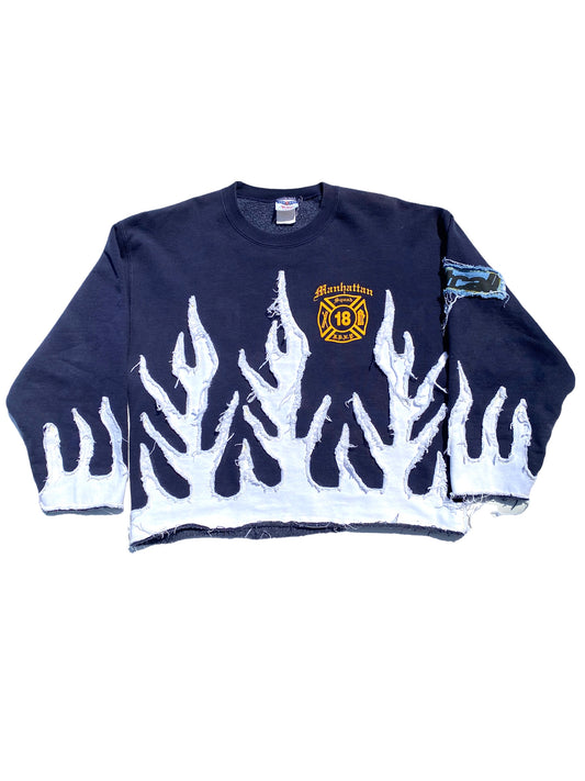 manhattan fire squad flame sweater