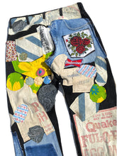 Load image into Gallery viewer, patched up jeans 01