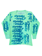 Load image into Gallery viewer, system 47 waffle longsleeve shirt