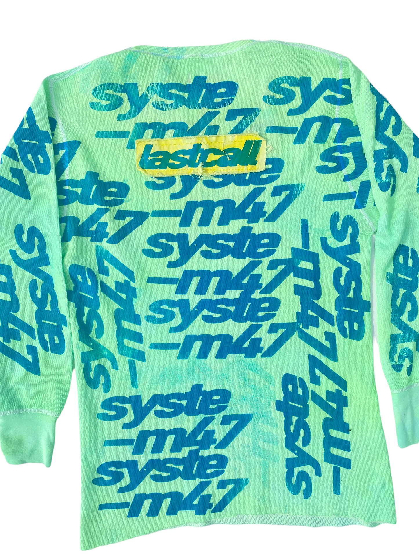 system 47 waffle longsleeve shirt