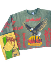 Load image into Gallery viewer, cropped eagle longsleeve tee