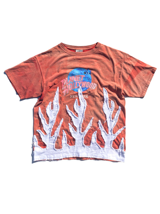 planet hollywood flame shirt