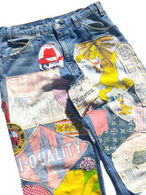Load image into Gallery viewer, patched up jeans 02