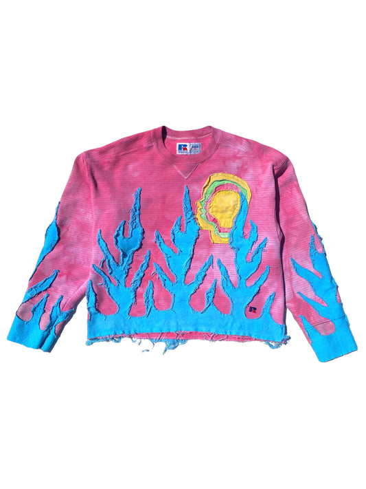 head flame sweater