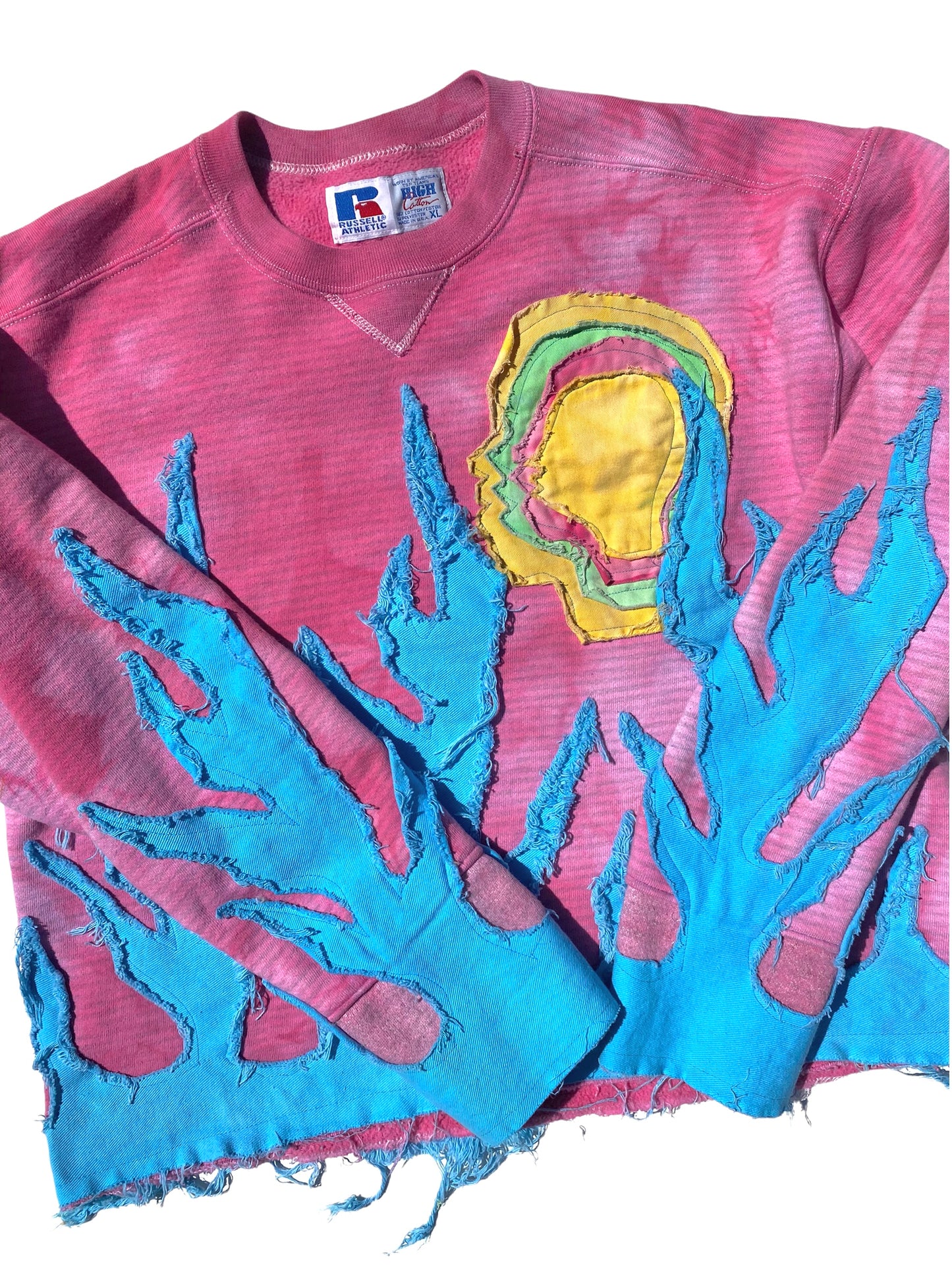 head flame sweater