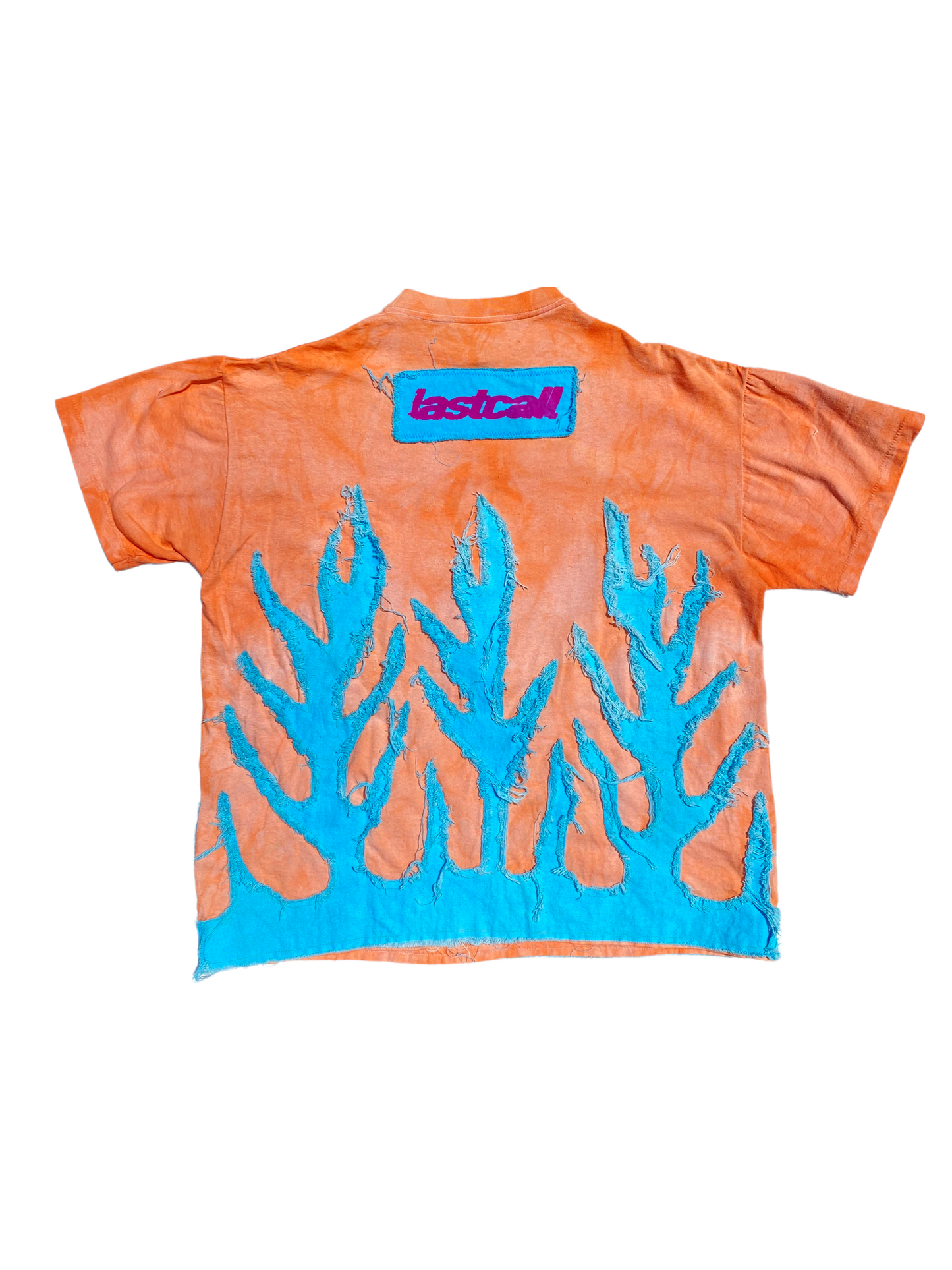 American Indian blue flame tee