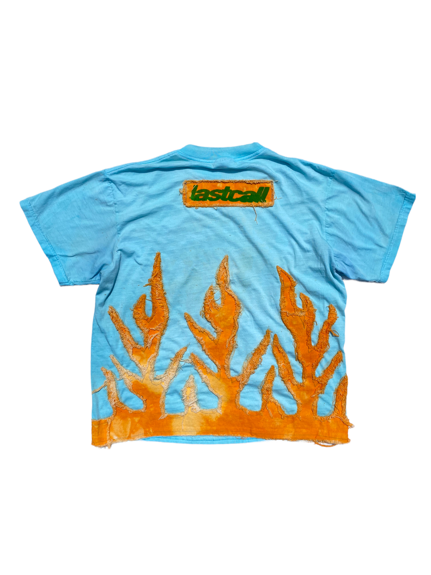 tres amigos orange flame tee