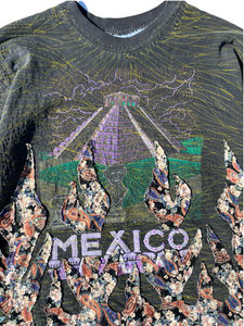vtg mexico 300 yrd stiched flame tee