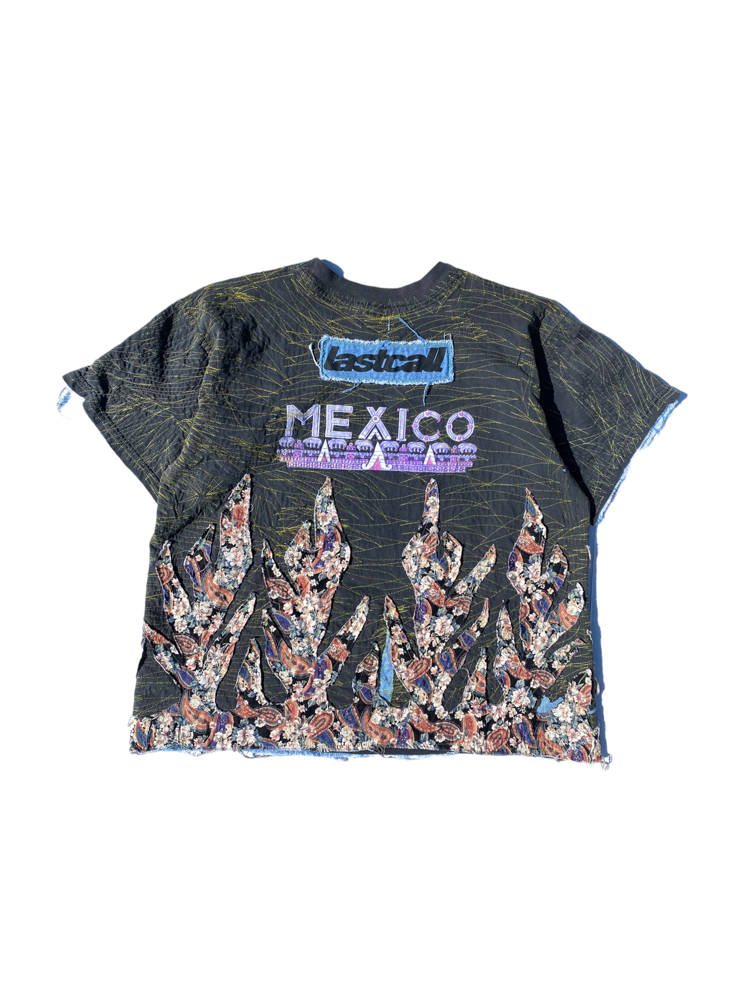 vtg mexico 300 yrd stiched flame tee