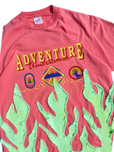 Load image into Gallery viewer, vtg adventure americana green flame tee