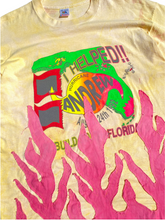 Load image into Gallery viewer, vtg hurricane Andrew flame tee