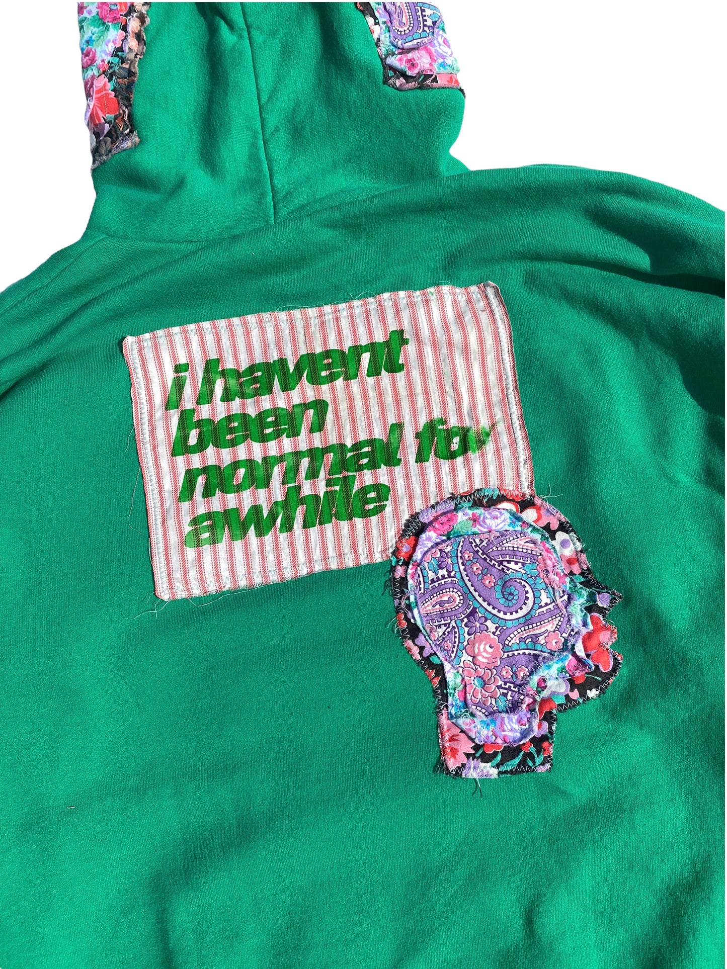 green head flame hoodie