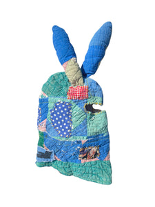 vintage quilted blanket bunny ear balaclava