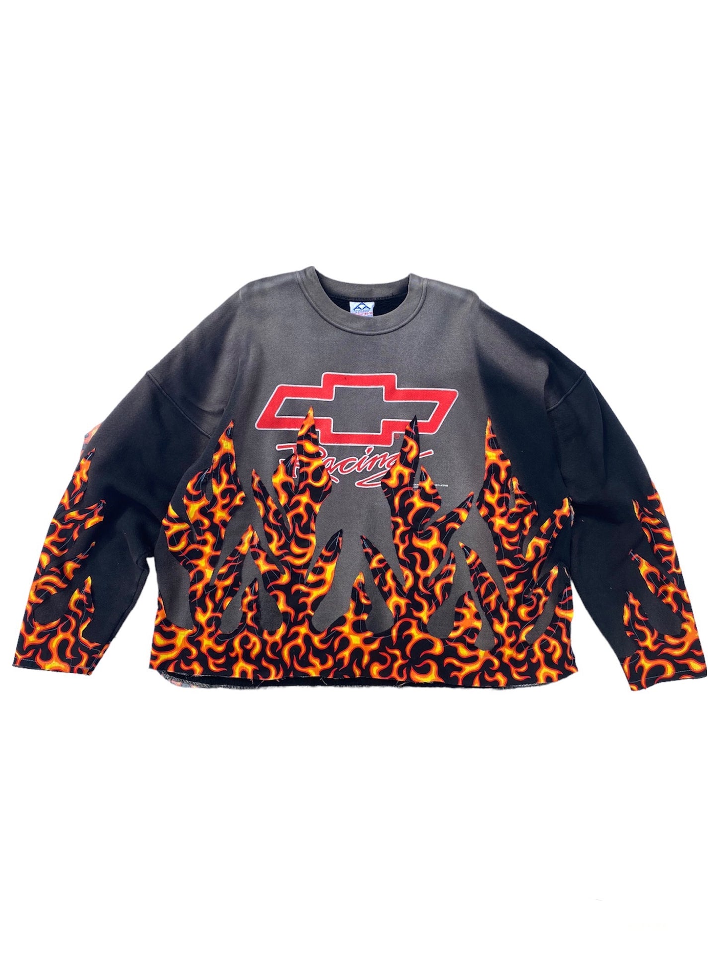 chevy sunfaded flame sweater