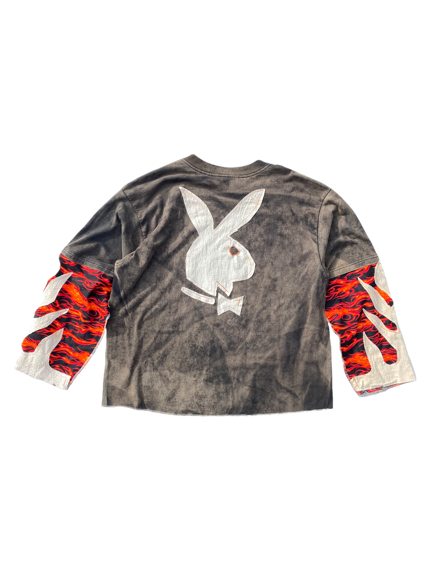 sunfaded playboy bunny flame tee