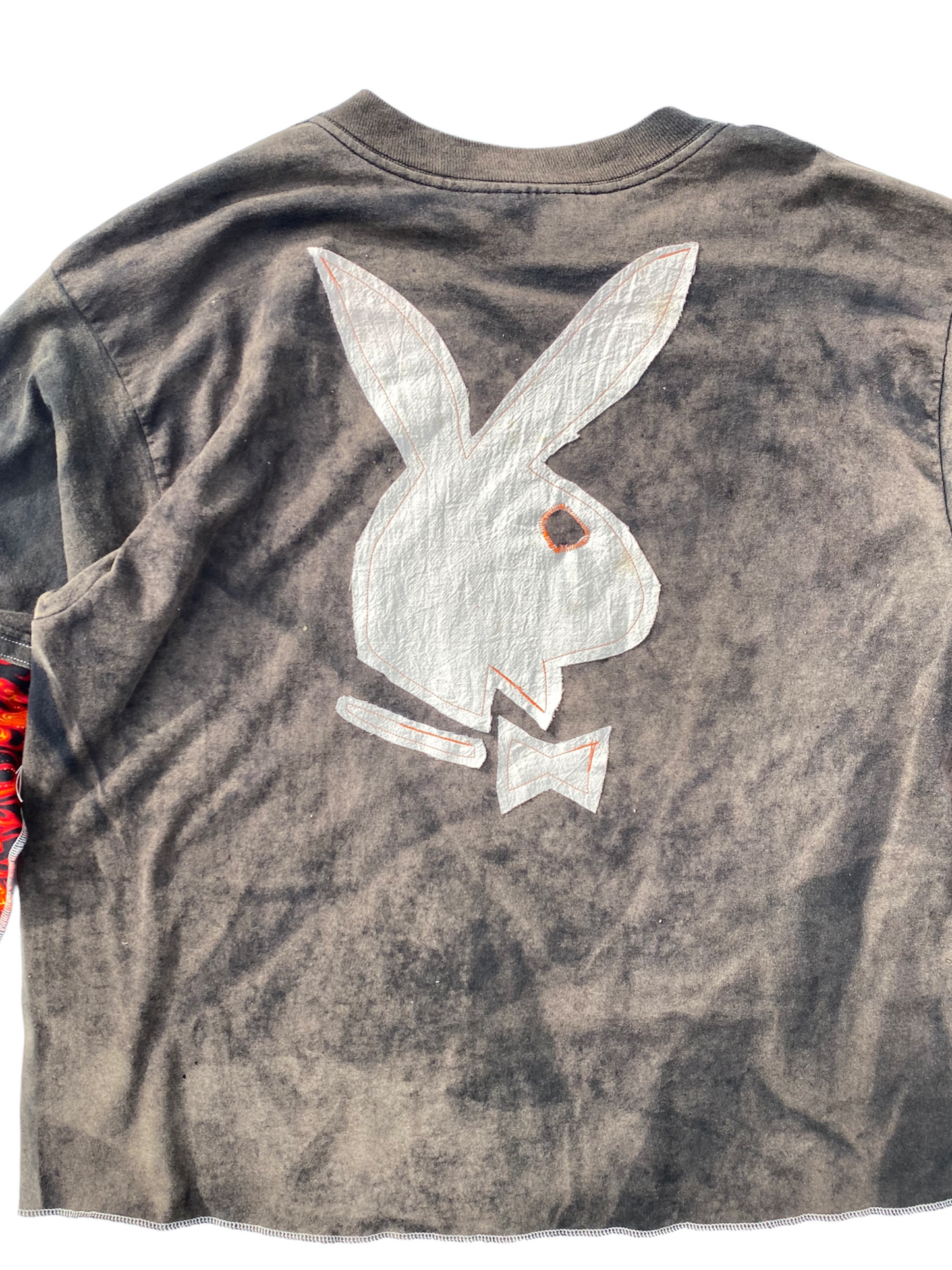 sunfaded playboy bunny flame tee