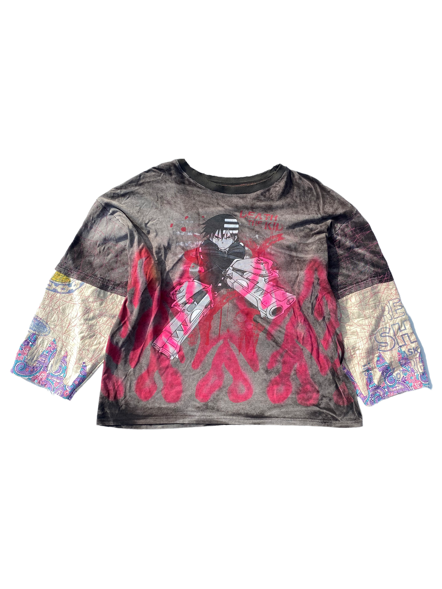 sunfaded death the kid flame tee