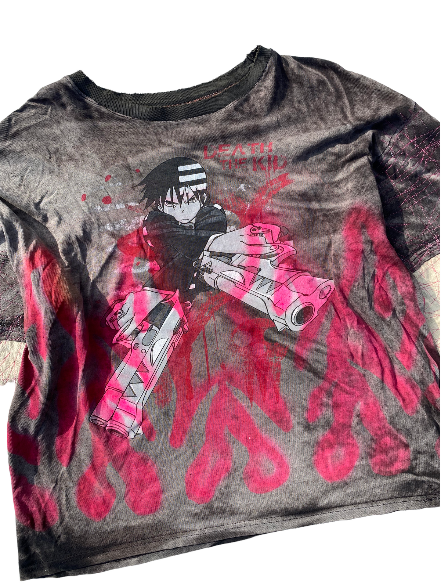 sunfaded death the kid flame tee