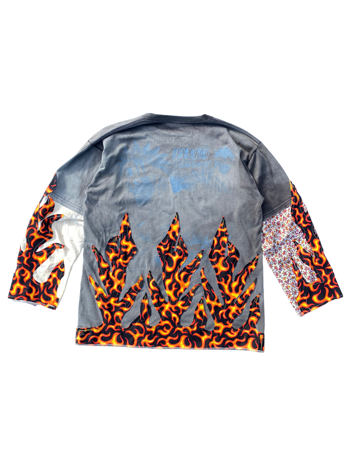 sunfaded naruto flame tee