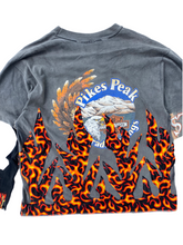 Load image into Gallery viewer, vtg harley davidson flame tee