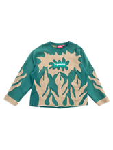 Load image into Gallery viewer, supreme flame sweater