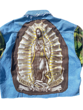 Load image into Gallery viewer, denim virgin Mary jacket