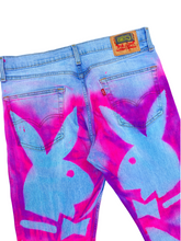 Load image into Gallery viewer, levis playboy bunnies jeans