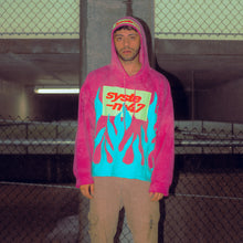 Load image into Gallery viewer, SYSTE-M47 FLAME CROPPED HOODIE