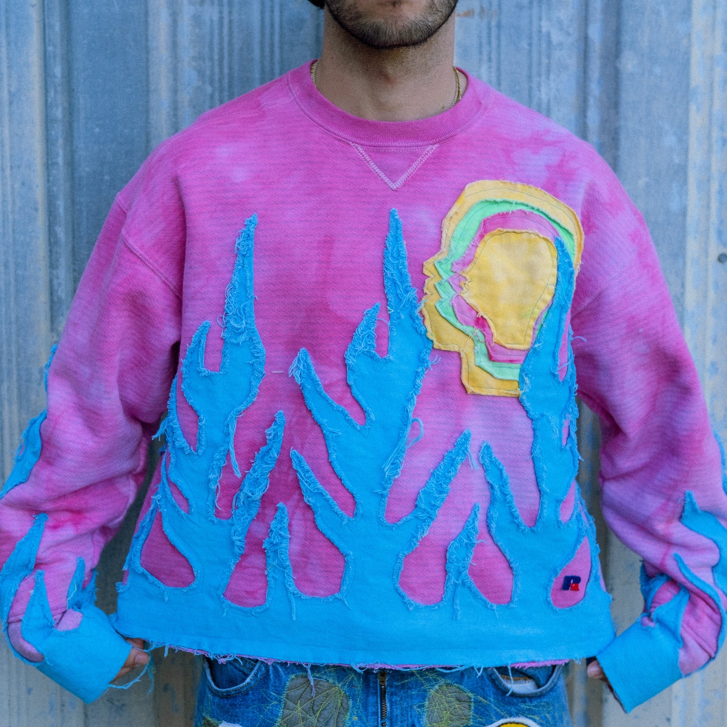 head flame sweater