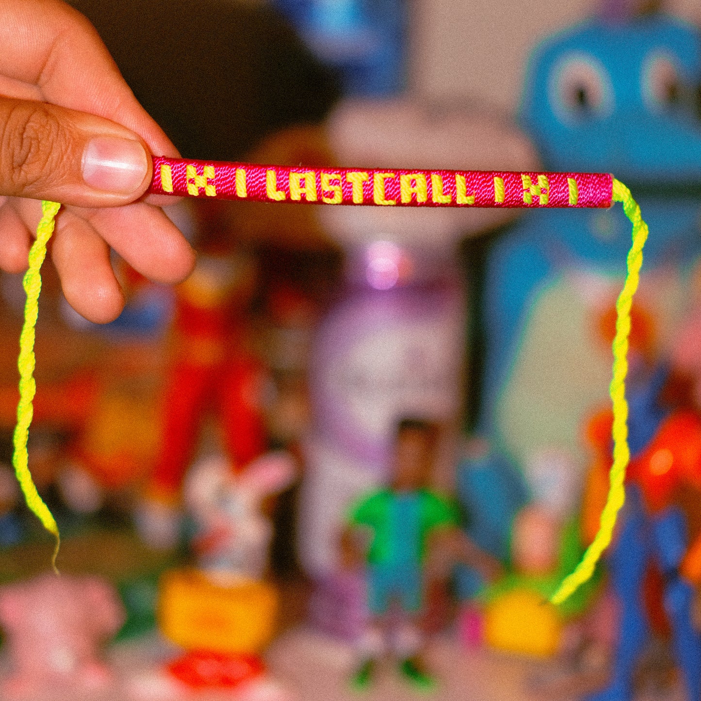 PINK/YELLOW  BRACELET