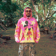 Load image into Gallery viewer, pink micky star flame hoodie