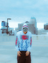 Load image into Gallery viewer, WHITE FLAME HOODIE