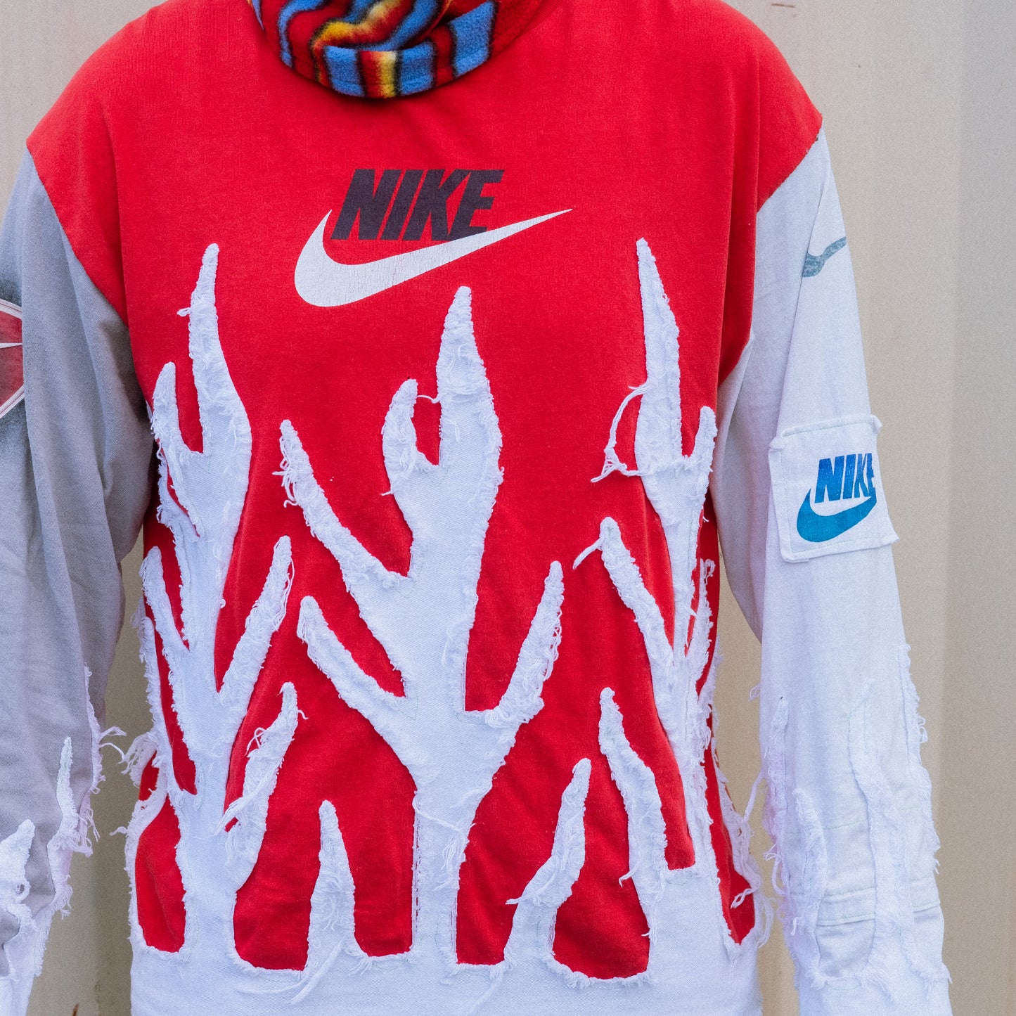 vtg nike flame shirt