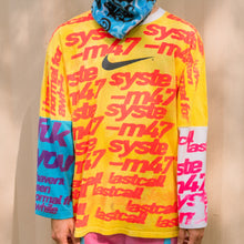Load image into Gallery viewer, vtg yellow nike longsleeve altered shirt