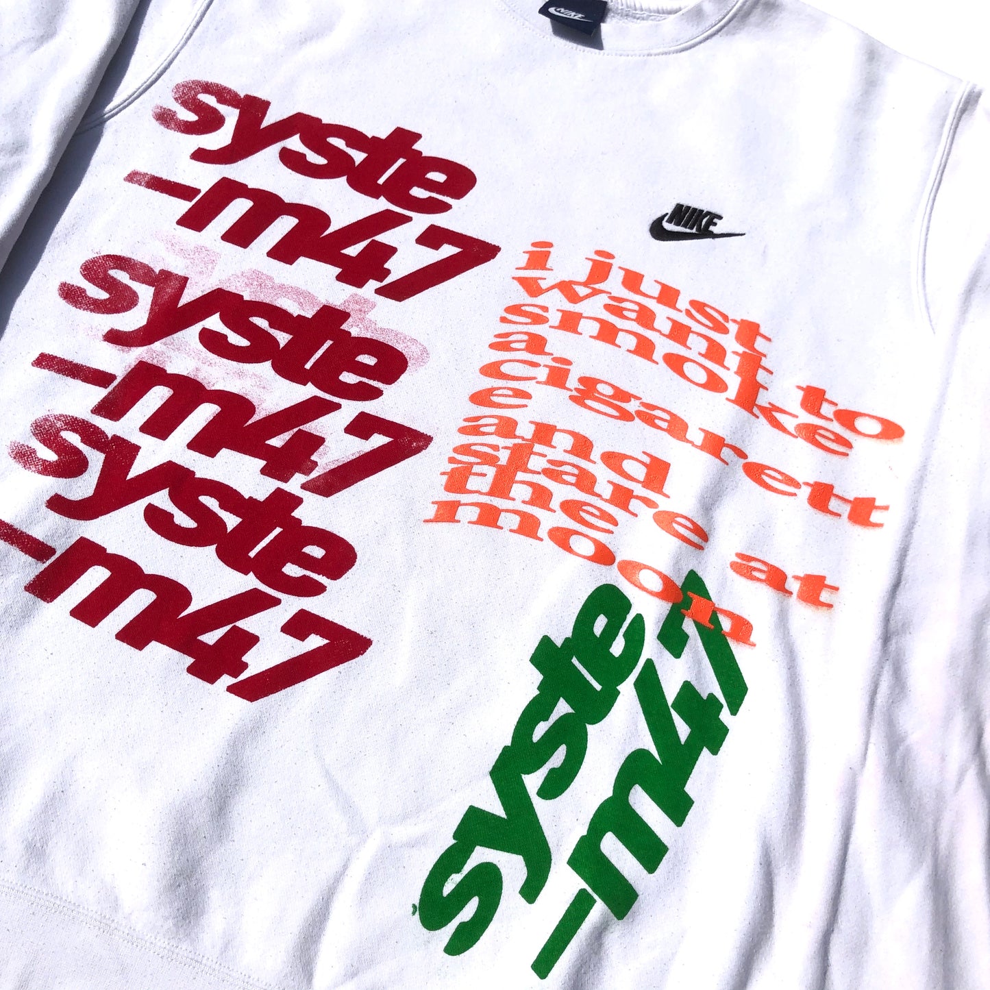 Nike system 47 sweater