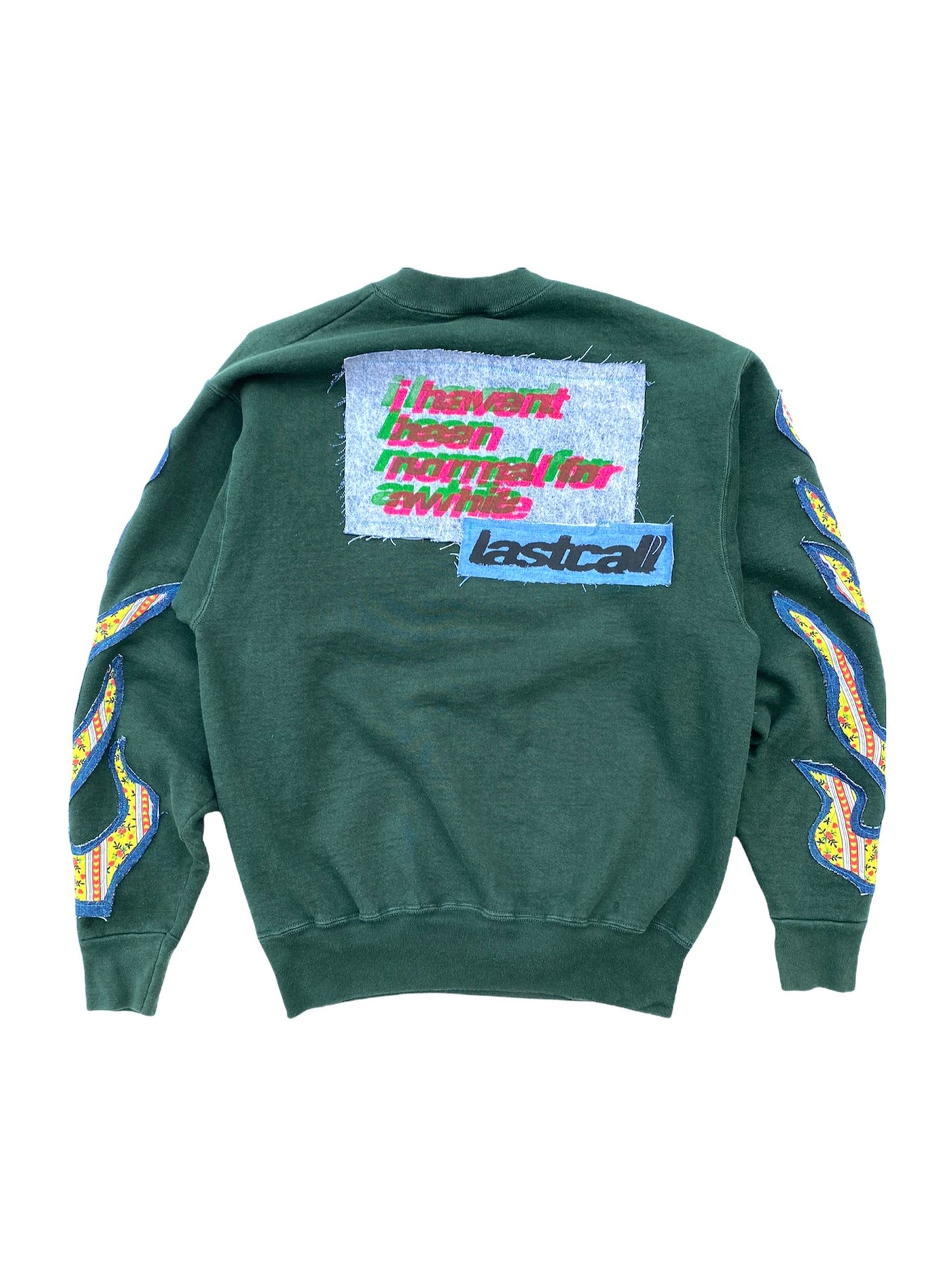 Vtg green head sweater