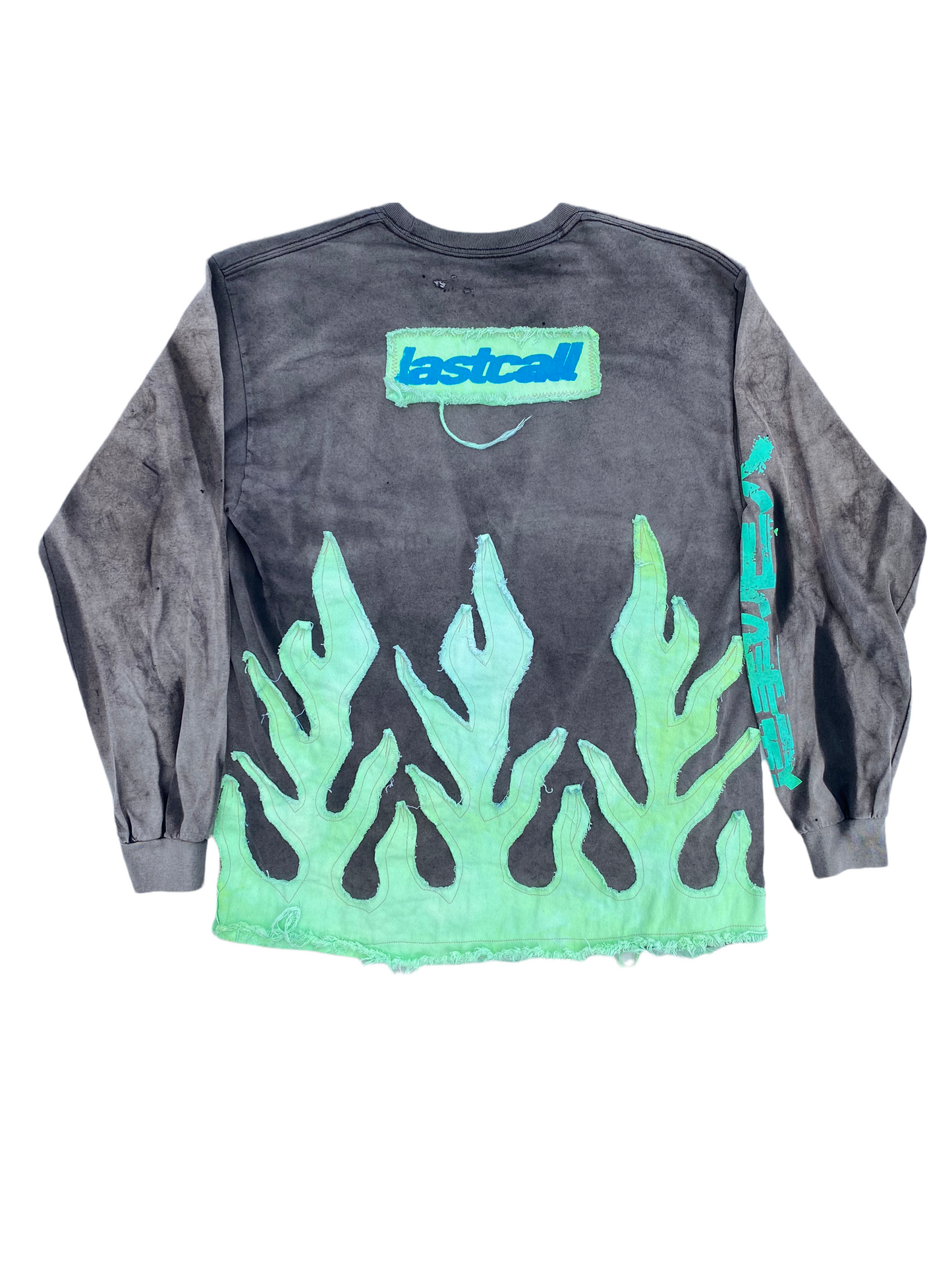 Faded AOT long sleeve flame shirt