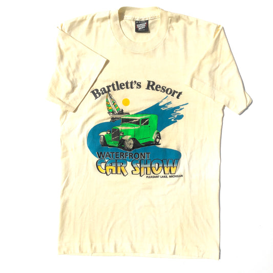 Vintage dyed car show t shirt